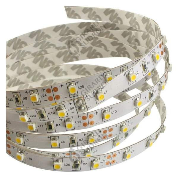 Girard sudron leda - ruban led 5000x8x3 12v 24w 6000k 330lm 120° dim