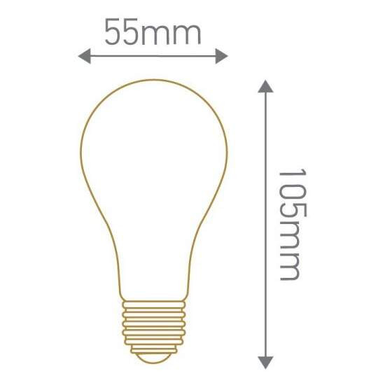 Girard sudron standard a55 led 330° 7w e27 4000k 580lm