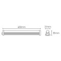 Girard sudron carmel - tube led intégrée 600x35x31 9w 4000k 1130lm 150° dépoli