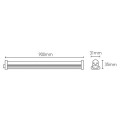 Girard sudron carmel - tube led intégrée 900x35x31 13w 3000k 1650lm 150° dépoli