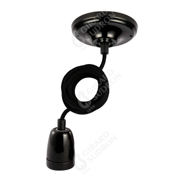 Girard sudron monture ceramique douille e27 noire