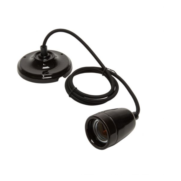 Girard sudron monture ceramique douille e27 noire