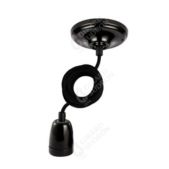 Girard sudron monture ceramique douille e27 noire