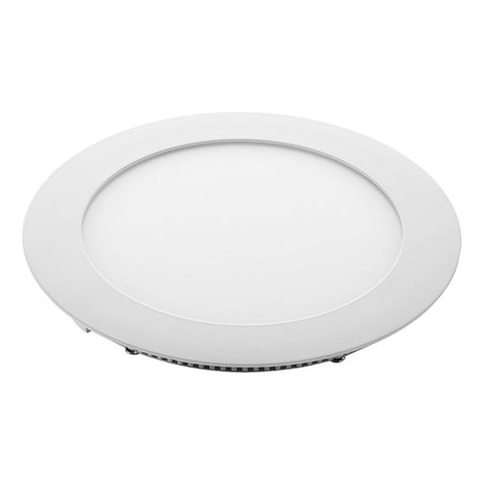 Girard sudron kili - luminaire encastré led Ø180x18 enc.Ø165 12w 4000k 1000lm 120° blanc