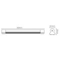 Girard sudron dione - batterie tube led 340x33.5x39 6w 6000k 700-360-75lm 120° argent dim
