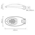 Ceres  lanterne led 100w 3000k 11000lm  ip66 clii 85135° ral9007
