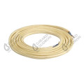 Girard sudron  câble textile  double isolation  or  (2m)