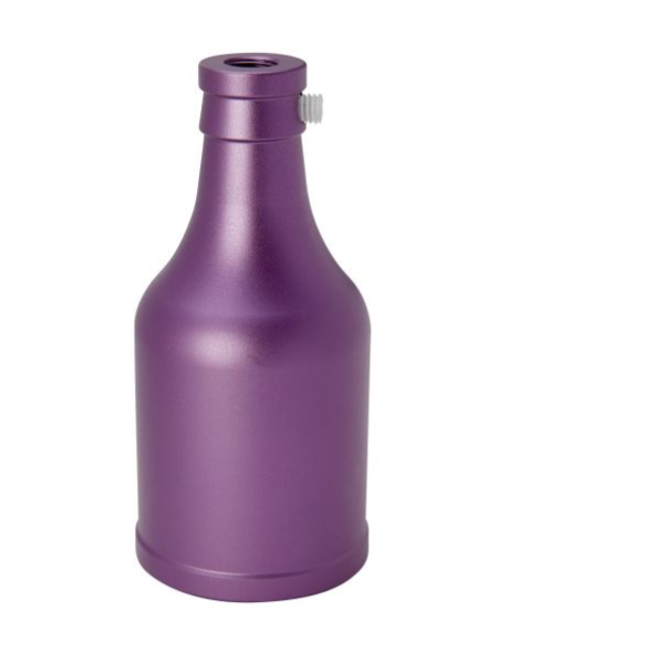 Girard sudron  douille bouteille e27 acier violet métallisé   