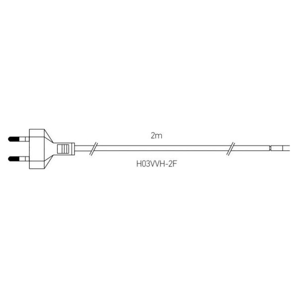 Girard sudron cordon 2x0.75 l.2m noir ss inter.
