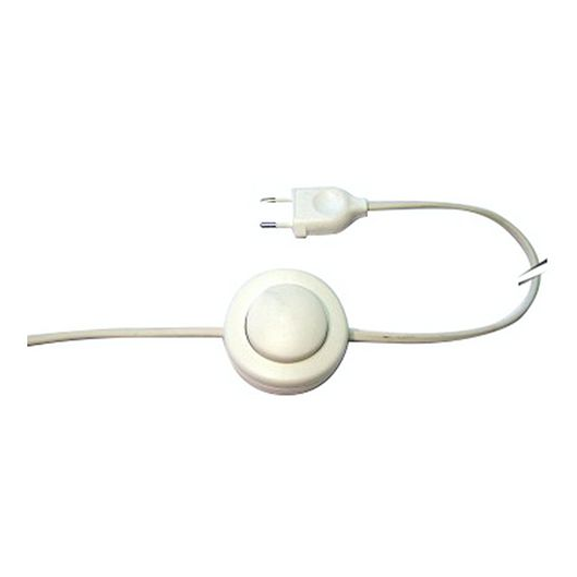 Girard sudron cordon 2x0.75 l.3.50m blanc inter a pied