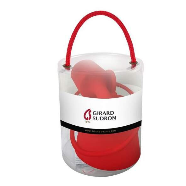 Girard sudron monture e27 silicone rouge cable 60cm