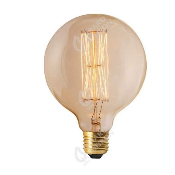 Globe Diamètre 125 à Filament Métallique Droit 24 W 2200 K E27 Claire Girard Sudron