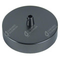 Girard sudron pavillon acier sortie simple Ø100mm gris anthracite mat