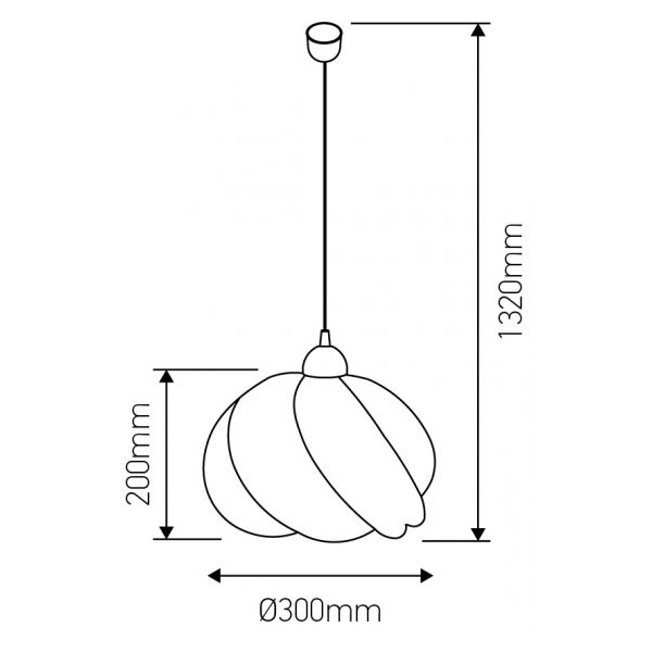 Suspension e27 max.40w abat-jour pvc blanc extérieur / intérieur cable pvc l.100cm blanc