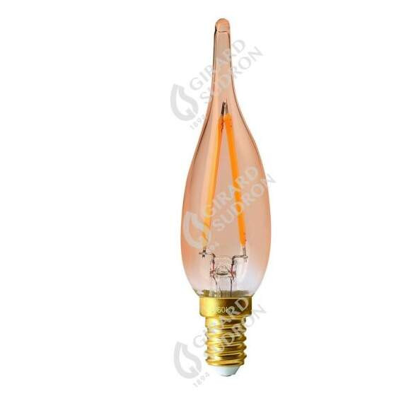 Girard sudron candle gs1 filament led 1w e12 2500k 80lm amb.