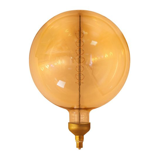 Globe g600 filament led twisted 8w e40 1800k 450lm dim. amb.