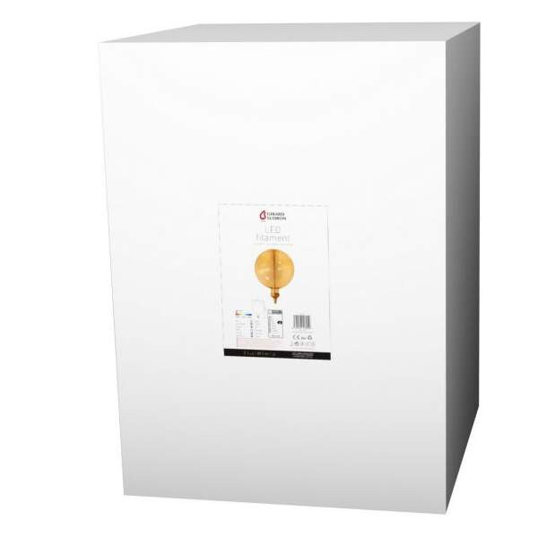 Globe g600 filament led twisted 8w e40 1800k 450lm dim. amb.