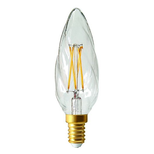 Girard sudron candle f6 filament led 5w e12 2700k 520lm dim. cl.