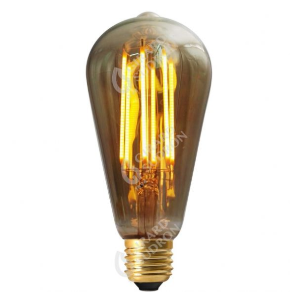 Girard sudron edison filament led 4w e27 2100k 300lm dim. smoky ra>90