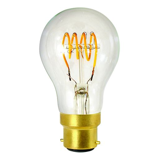 Girard sudron standard a60 filament led torsadée 3w b22 120lm dim. cl.