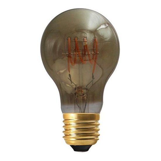 Girard sudron standard a60 filament led 4 loops 5w e27 250lm smoky