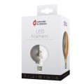 Girard sudron globe d95 filament led "latéral argent" 8w e27 2700k 950lm dim.