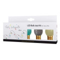 Girard sudron lot 5 spheriques led ip44 e27 1w couleurs panachées "jazz"
