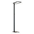 Girard sudron calyce - lampadaire led 610x310x1950 80w 4000k 7040lm 120° noir dim pir