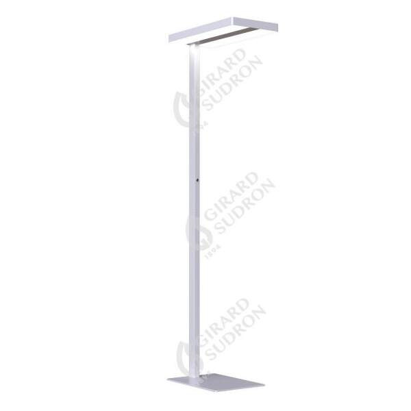 Girard sudron autonoe - lampadaire led 610x280x1950 60w 4000k 5400lm 120° blanc dim pir