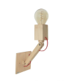 Applique murale articule en bois design by fabrice peltier