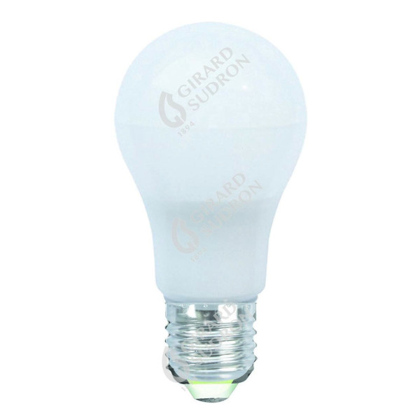 Girard sudron standard a65 led 330° 8w e27 2700k 700lm eclairage de secours 2h