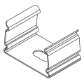 Girard sudron patte de fixation pour profile aluminium 17.2x8