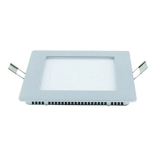 Girard sudron nimba - luminaire encastré led 200x200x18 enc.184x184 12w 3000k 960lm 120° blanc