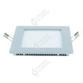 Girard sudron nimba - luminaire encastré led 200x200x18 enc.184x184 12w 3000k 960lm 120° blanc