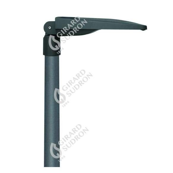 Girard sudron beam - eclairage public led ip66 474x190x92 53w 3000k 5500lm 45-135° noir