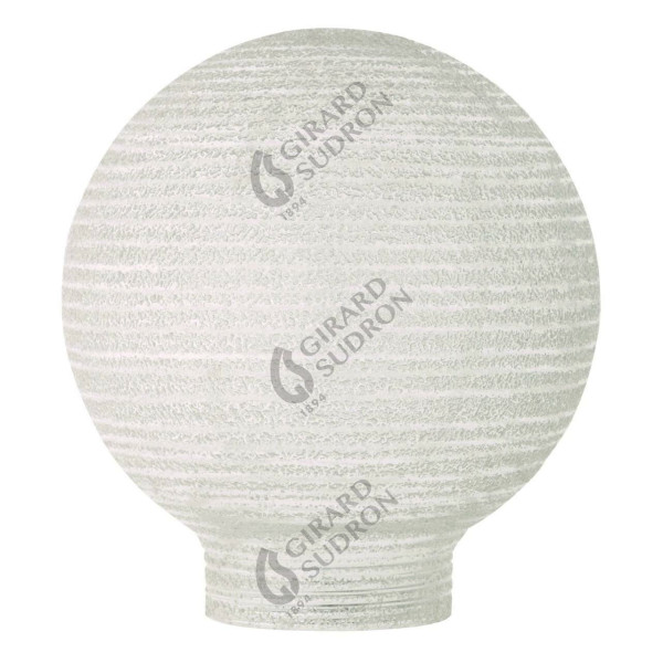 Girard sudron globe d.80 strie blanc p de vis 31,5mm - Girard Sudron - 18440