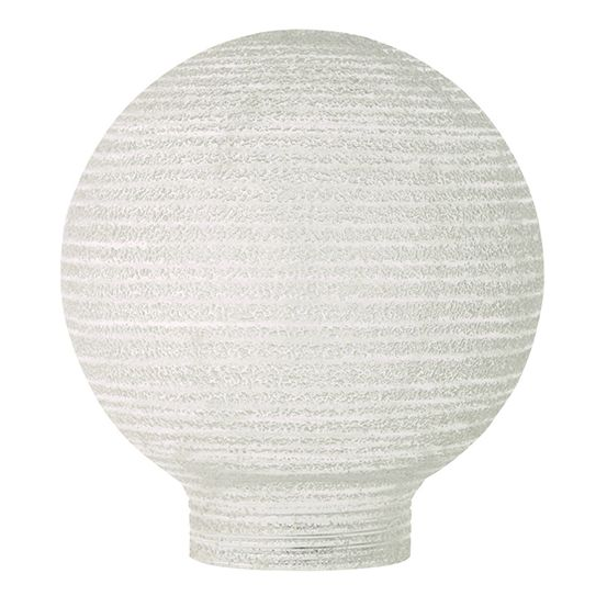 Girard sudron globe d.80 strie blanc p de vis 31,5mm - Girard Sudron - 18440