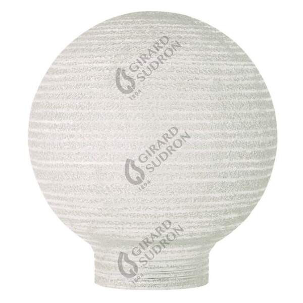 Girard sudron globe d.80 strie blanc p de vis 31,5mm - Girard Sudron - 18440