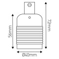 Girard sudron douille  noire   acier rétro  