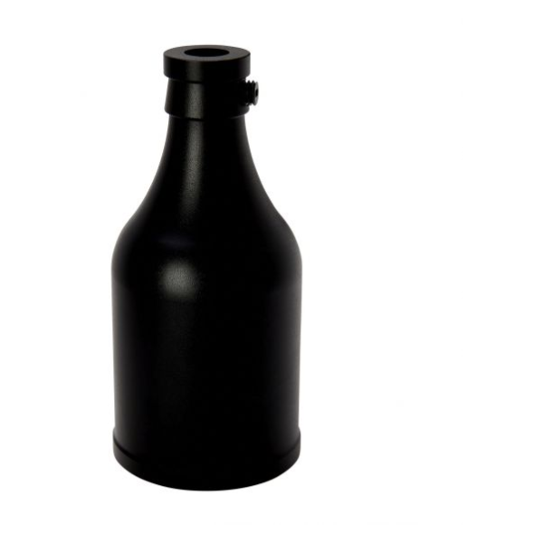 Girard sudron douille bouteille e27 acier noir métallisé