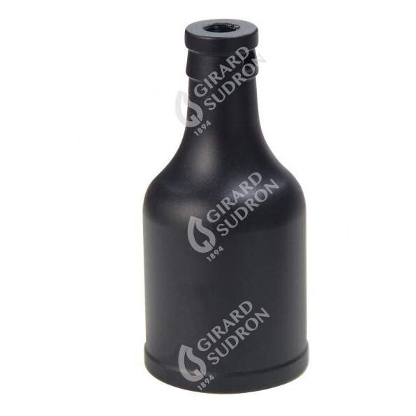 Girard sudron douille bouteille e27 acier noir métallisé