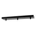 Square ceiling_3 holes_470x95x25mm_black