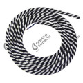 Girard sudron cable rond spirale noir blanc