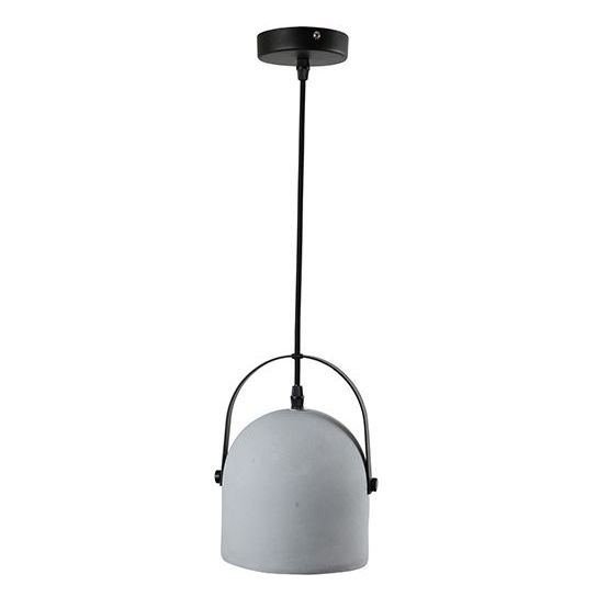 Concrete  suspension  black canopy  e27
