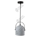 Concrete  suspension  black canopy  e27