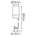 Girard sudron support e14 f.10x1 h.80 d.23.5