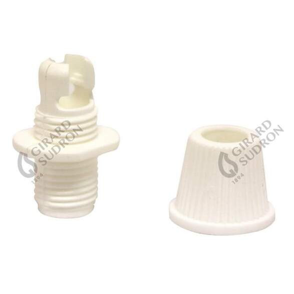 Girard sudron serre-cable nylon blanc m. 10x1