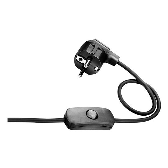 Girard sudron cordon 3x0.75 l.2m noir f.euro schuko