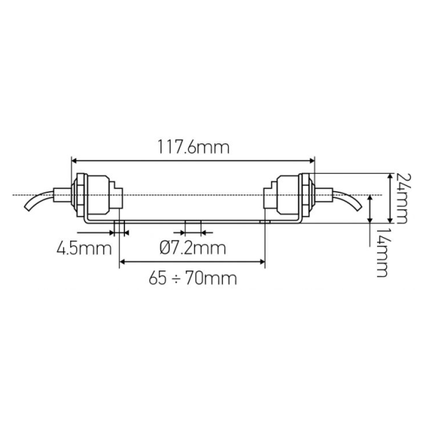 Girard sudron douille r7s etrier 112x20x26 entr.50/70