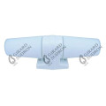 Applique Porcelaine E14 Double avec Verrerie Opaline Blanc Classy Girard Sudron